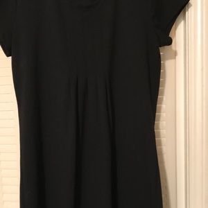 Black and red identical dresses